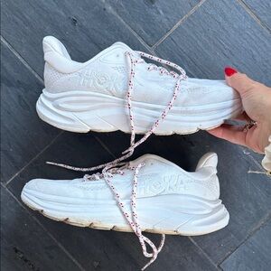 Hoka Women's White Athletic Shoes